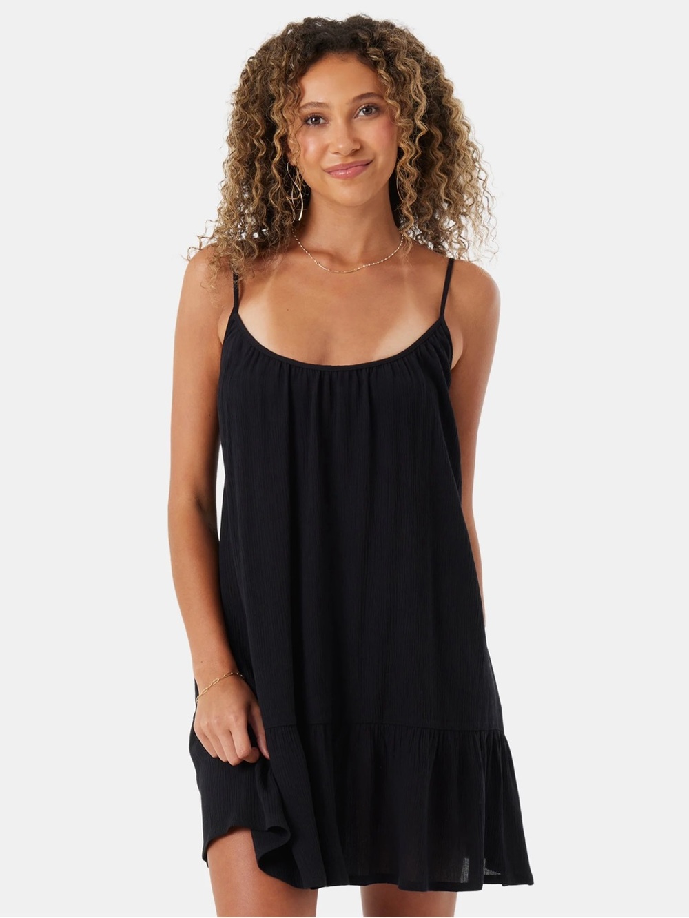 Roxy Spring Adventure Coverup Dress Black
